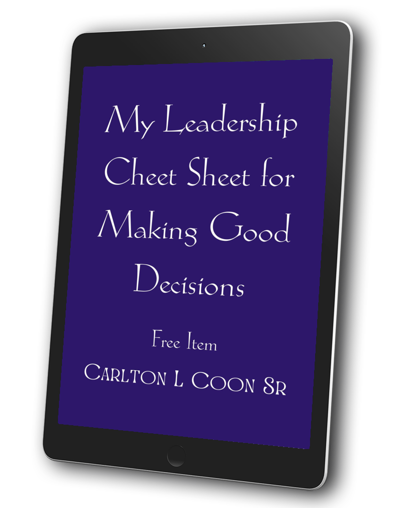 My Leadership Cheat Sheet for Making Good Decisions - Christian Church Growth