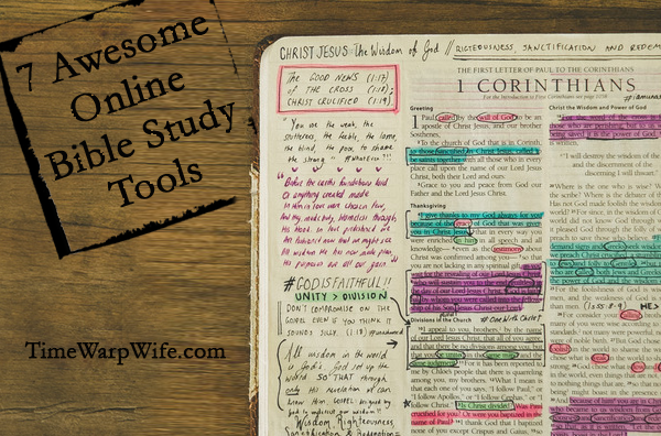 Online Sites offering Free Resources to Study the Bible